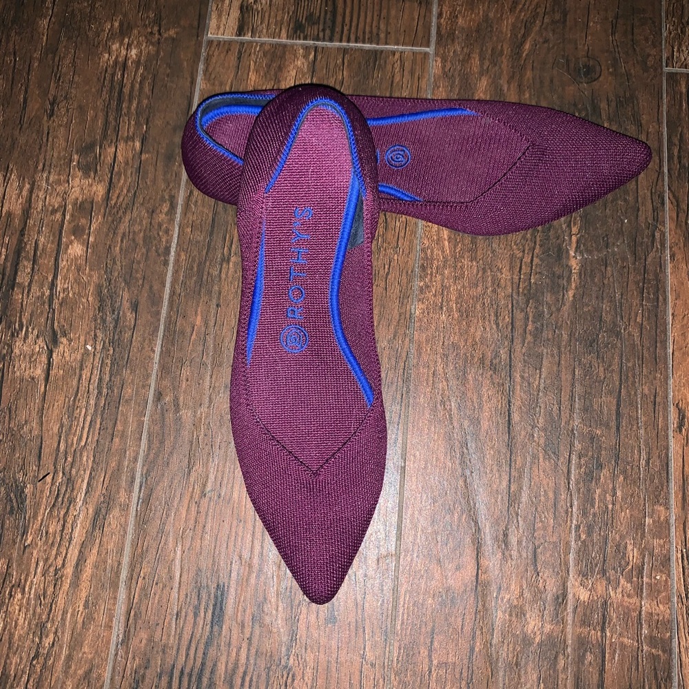 Rothy’s Burgundy The Pointe Flats